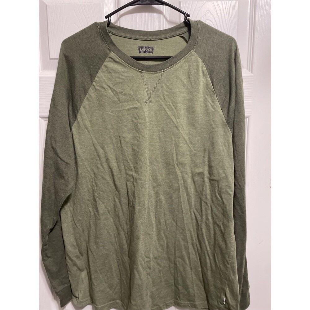Levi’s Long Sleeve Shirt For Men Size Large Dark Green
